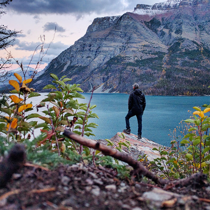 Saint Mary Lake, Glacier National Park, Montana USA