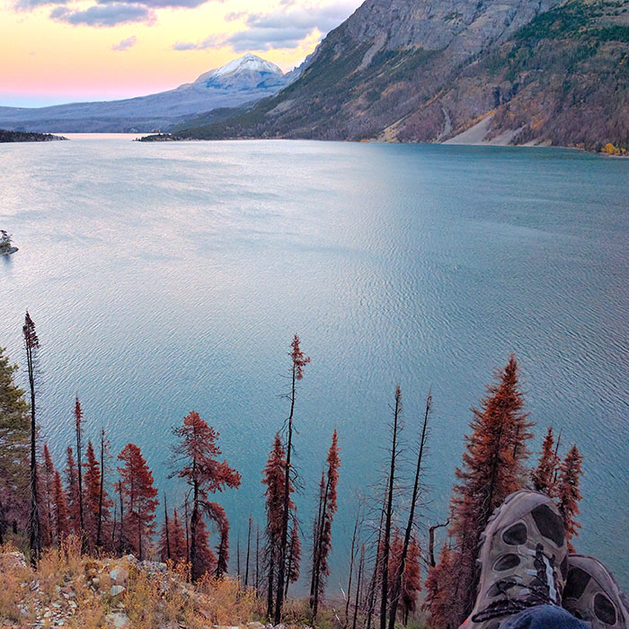 Saint Mary Lake, Glacier National Park, Montana USA